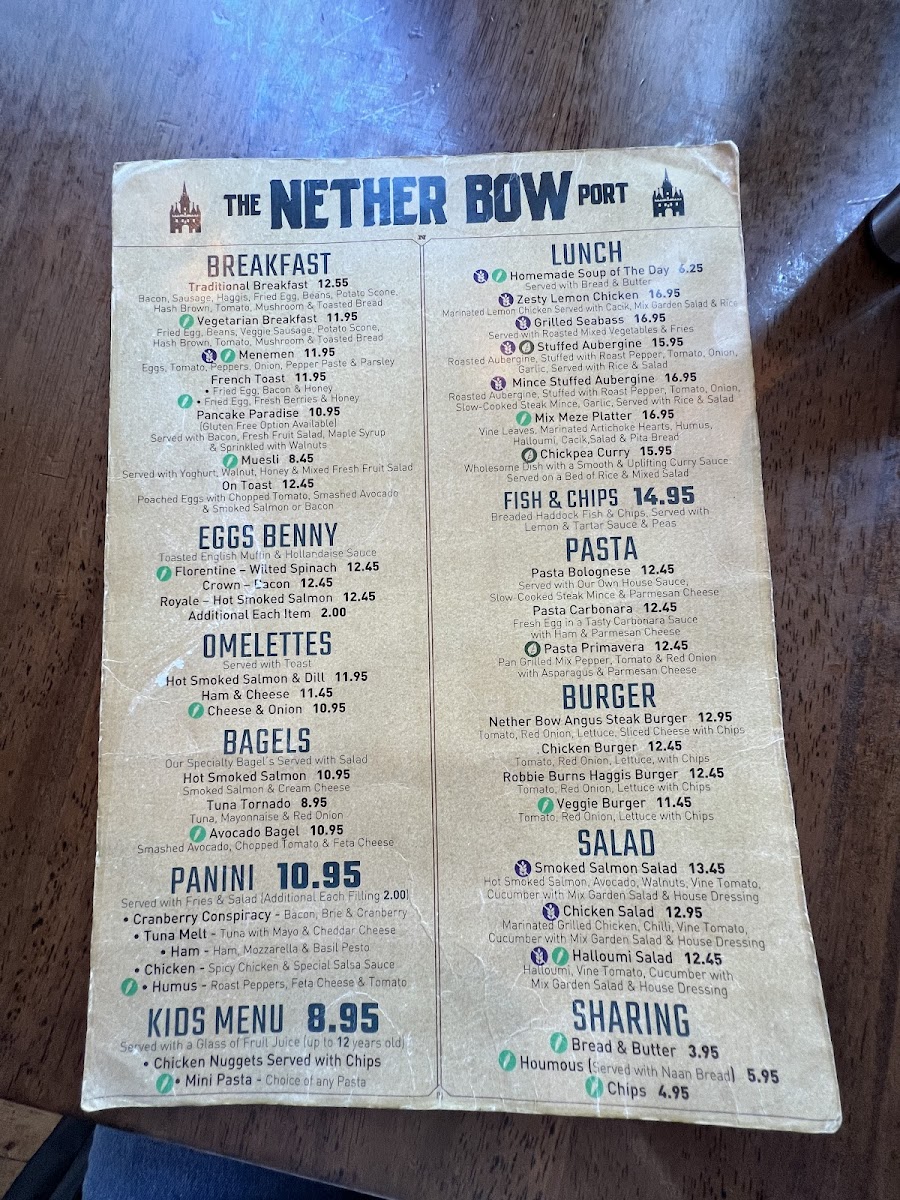 The Nether Bow Port Cafe & Bistro Menu - Image 5