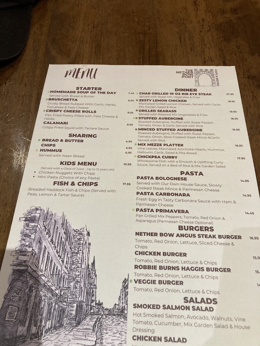 The Nether Bow Port Cafe & Bistro Menu - Image 6